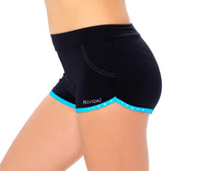 Load image into Gallery viewer, Rivorì light blue shorts with crystals