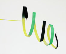 Load image into Gallery viewer, PASTORELLI SHADED ribbon 6,40 m Black-Yellow-Green