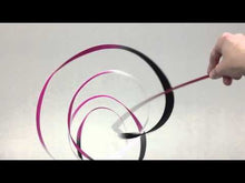Load and play video in Gallery viewer, PASTORELLI SHADED ribbon 6,40 m Black-Fuchsia-White