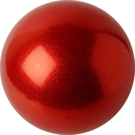 Glitter Red PASTORELLI Gym Ball - diameter 16 cm