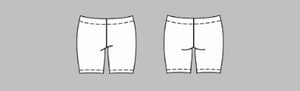 Slim fit shorts