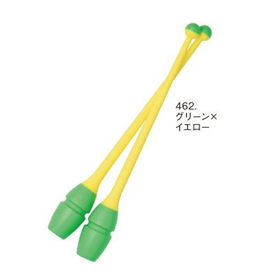 Chacott 462 Green x Yellow Rubber Clubs (410 mm)