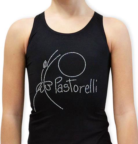 BLACK Racerback Tank with STRASS - HOOP