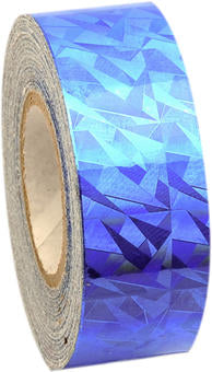 CRACKLE Metallic Blue Adhesive Tape.