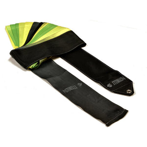 PASTORELLI SHADED ribbon 6,40 m Black-Yellow-Green