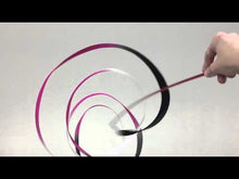 Load and play video in Gallery viewer, PASTORELLI SHADED ribbon 6,40 m Black-Fuchsia-White
