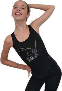 Racerback Tank with STRASS-Clubs