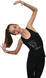 Racerback Tank with STRASS - Ribbon
